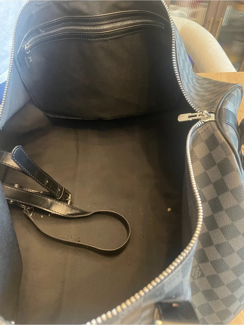 Classic Gray and black Checkerboard Weekender Bag